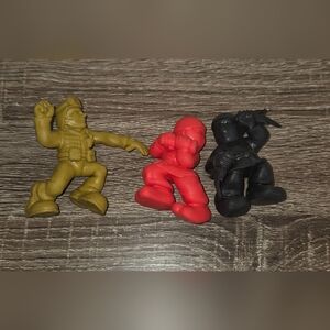 Army Man Toy Soldiers And Ninjas Soft Rubber Greenbrier International Inc 3".
